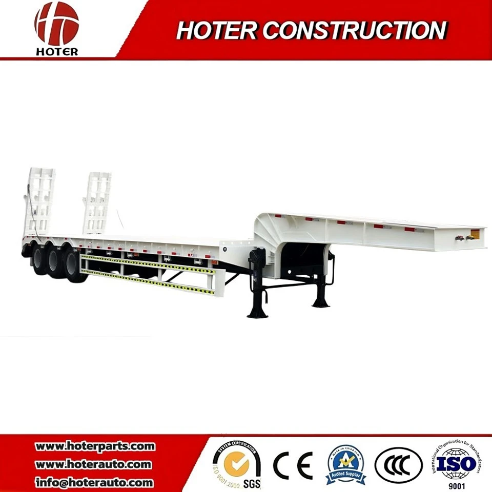 3 lowbed semi trailer